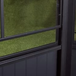 Pavillon Adossé Charlestone Mural 298,5x404cm En Aluminium Et Acier Galvanisé - SOJAG 13 Pavillon Adossé Charlestone Mural 298,5x404cm En Aluminium Et Acier Galvanisé - SOJAG -Boutique De Jardin pavillon adosse charlestone 309x404cm en aluminium et acier galvanise sojag 5