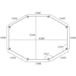 Pavillon De Jardin Octogonal 11,49m² En Bois Traité Autoclave Avec Balustrades - SOLID 9 Pavillon De Jardin Octogonal 11,49m² En Bois Traité Autoclave Avec Balustrades - SOLID -Boutique De Jardin pavillon de jardin octogonal 1149m en bois traite autoclave avec balustrades solid 3