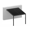 Pergola Adossée Bioclimatique En Aluminium Gris Anthracite 400x300cm Avec Lames Blanches ODIN - GardenGate -Boutique De Jardin pergola adossee bioclimatique en aluminium gris anthracite 400x300cm avec lames blanches odin gardengate
