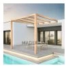 Pergola Adossée En Bois Lamellé-collé 600x400cm Burgos – Maderland -Boutique De Jardin pergola adossee en bois lamelle colle 600x400cm burgos maderland