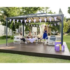 Pergola Aluminium Et Polycarbonate 430x295,5cm Martinique 4300 Palram - Canopia 12 Pergola Aluminium Et Polycarbonate 430x295,5cm Martinique 4300 Palram - Canopia -Boutique De Jardin pergola aluminium et polycarbonate 430x2955cm martinique 4300 palram 4