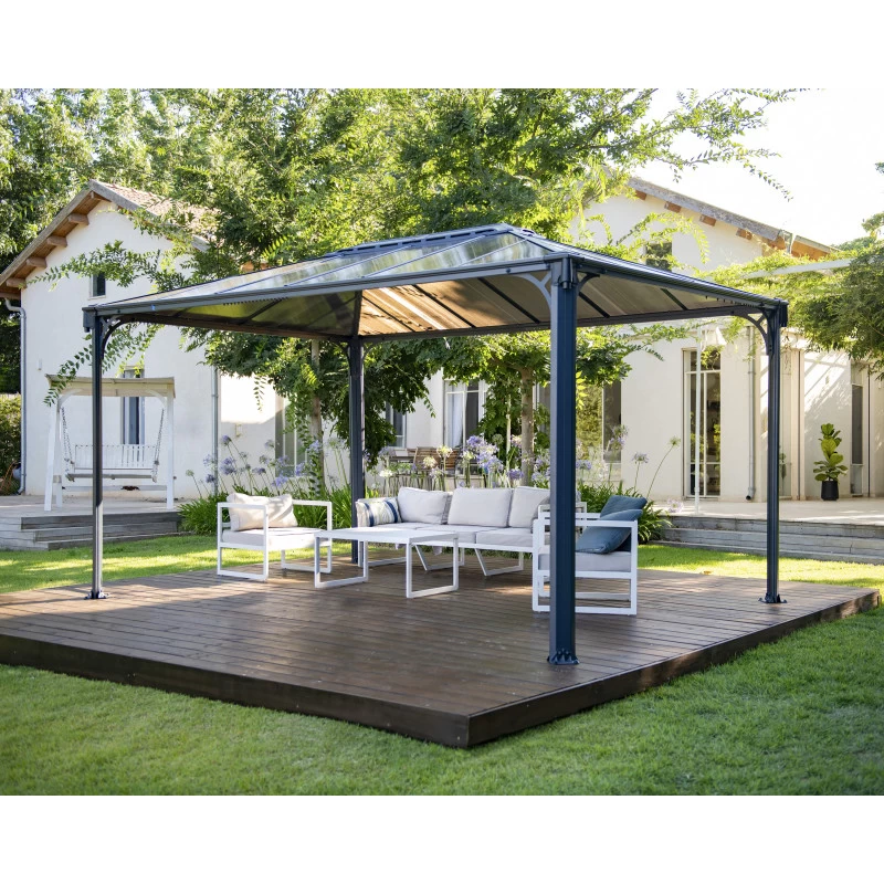 Pergola Aluminium Et Polycarbonate 430x295,5cm Martinique 4300 Palram - Canopia 3 Pergola Aluminium Et Polycarbonate 430x295,5cm Martinique 4300 Palram - Canopia
