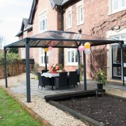 Pergola Aluminium Et Polycarbonate 492x359cm Martinique 5000 Palram - Canopia -Boutique De Jardin pergola aluminium et polycarbonate 492x359cm martinique 5000 palram 5