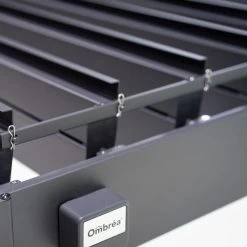Pergola Bioclimatique Adossée En Alu Anthracite 3x5.3m Ombrea -Boutique De Jardin pergola bioclimatique adossee en alu anthracite 3x36m ombrea 3