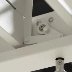 Pergola Bioclimatique Adossée En Alu Blanc 3x3m Ombrea -Boutique De Jardin pergola bioclimatique adossee en alu blanc 3x3m ombrea 5