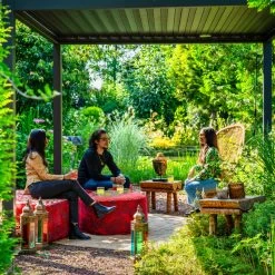 Pergola Bioclimatique Autoportante En Alu Anthracite 3.6x3.6m Ombrea 10 Pergola Bioclimatique Autoportante En Alu Anthracite 3.6x3.6m Ombrea -Boutique De Jardin pergola bioclimatique autoportante en alu anthracite 36x36m ombrea 2