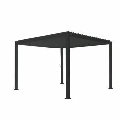 Pergola Bioclimatique Autoportante En Alu Anthracite 3.6x3.6m Ombrea 12 Pergola Bioclimatique Autoportante En Alu Anthracite 3.6x3.6m Ombrea -Boutique De Jardin pergola bioclimatique autoportante en alu anthracite 36x36m ombrea 4