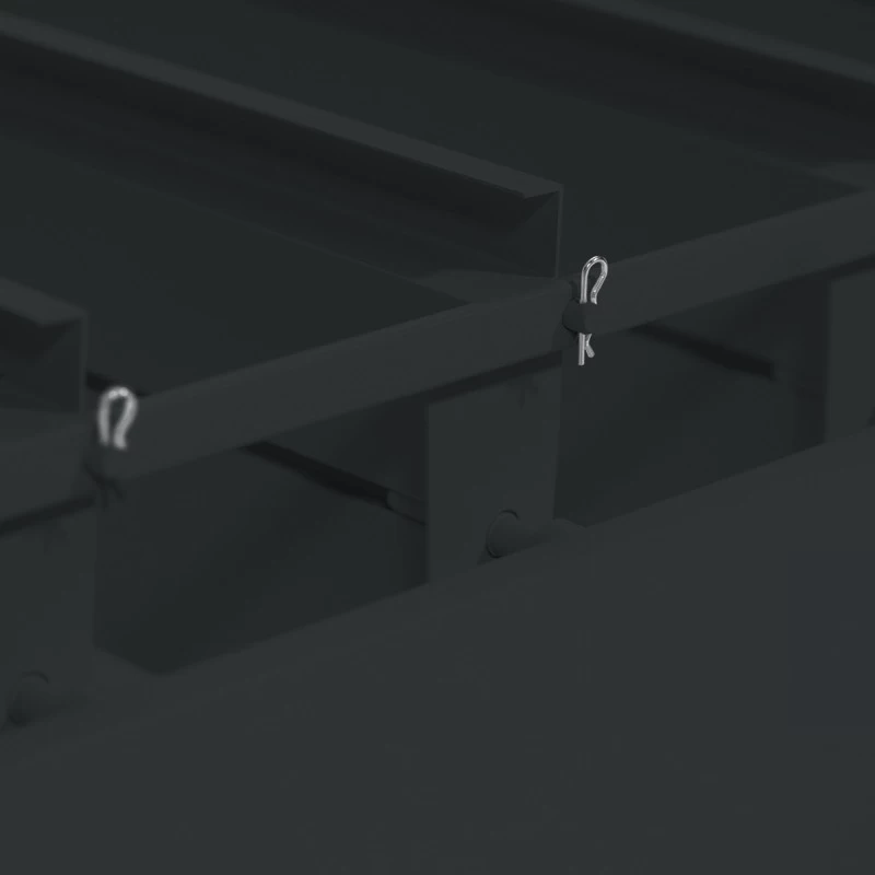 Pergola Bioclimatique Autoportante En Alu Anthracite 3x3m Ombrea 5 Pergola Bioclimatique Autoportante En Alu Anthracite 3x3m Ombrea – Image 3