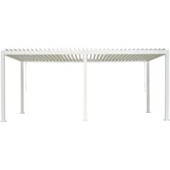 Pergola Bioclimatique Autoportante En Alu Blanc 3x6m Ombrea 10 Pergola Bioclimatique Autoportante En Alu Blanc 3x6m Ombrea -Boutique De Jardin pergola bioclimatique autoportante en alu blanc 3x6m ombrea 2