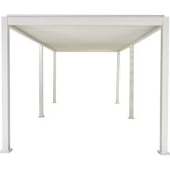 Pergola Bioclimatique Autoportante En Alu Blanc 3x6m Ombrea 12 Pergola Bioclimatique Autoportante En Alu Blanc 3x6m Ombrea -Boutique De Jardin pergola bioclimatique autoportante en alu blanc 3x6m ombrea 4