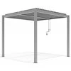 Pergola Bioclimatique Autoportante En Aluminium Gris Clair 3x3m - X-METAL 1 Pergola Bioclimatique Autoportante En Aluminium Gris Clair 3x3m - X-METAL -Boutique De Jardin pergola bioclimatique autoportante en aluminium gris clair 3x3m x metal