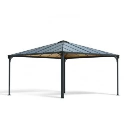 Pergola En Aluminium Et Polycarbonate 429x429cm Palermo™ 4300 - Palram - Canopia -Boutique De Jardin pergola en aluminium et polycarbonate 429x429cm palermo 4300 palram 2