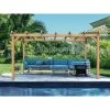 Pergola En Bois Lamellé-collé 400x300cm Valencia – Maderland -Boutique De Jardin pergola en bois lamelle colle 400x300cm valencia maderland