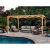 Pergola En Bois Lamellé-collé 400x400cm Alicante – Maderland