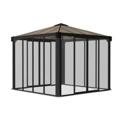Pergola Fermée En Aluminium Et Polycarbonate Ledro 3600 - Canopia -Boutique De Jardin pergola fermee en aluminium et polycarbonate ledro 3600 canopia 2