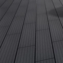 Plancher En Bois Composite - Lot De 0,6m² - Lames Clipsables - Gris - Compolife -Boutique De Jardin plancher en bois composite lot de 06m lames clipsables gris compolife 4