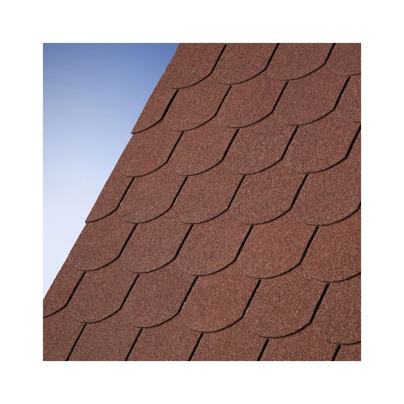 Shingle Rouge Queue De Castor Pour Abri Bois 4 Shingle Rouge Queue De Castor Pour Abri Bois – Image 2