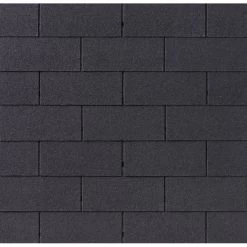 Shingles Rectangulaires Noir - Paquets De 3m²