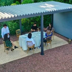 Store Latéral Anthracite 300cm Pour Pergola Bioclimatique En Alu Ombrea -Boutique De Jardin store lateral anthracite 300cm pour pergola bioclimatique en alu ombrea 2