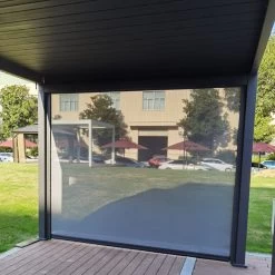 Store Latéral Anthracite 300cm Pour Pergola Bioclimatique En Alu Ombrea -Boutique De Jardin store lateral anthracite 300cm pour pergola bioclimatique en alu ombrea 3