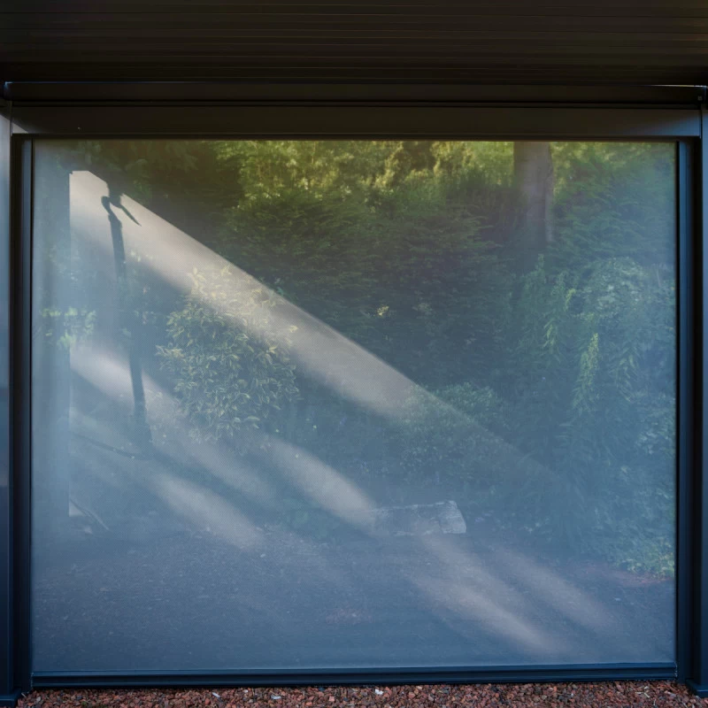 Store Latéral Anthracite 400cm Pour Pergola Bioclimatique En Alu Ombrea 4 Store Latéral Anthracite 400cm Pour Pergola Bioclimatique En Alu Ombrea – Image 2