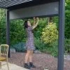 Store Latéral Anthracite 400cm Pour Pergola Bioclimatique En Alu Ombrea
