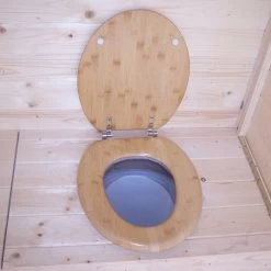 Toilettes Sèches En Bois Massif Certifié - Panneaux 16mm + Plancher -Boutique De Jardin toilettes seches en bois massif certifie panneaux 16mm plancher 5
