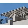 Toit De Terrasse 12,83m² Aluminium Anthracite Et Polycarbonate Habrita -Boutique De Jardin toit de terrasse 1283m aluminium anthracite et polycarbonate habrita