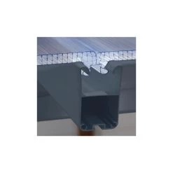 Toit De Terrasse 300x400cm En Alu Gris Anthracite Et Polycarbonate 8mm PATIO -Boutique De Jardin toit de terrasse 300x400cm en alu gris anthracite et polycarbonate 8mm patio 3