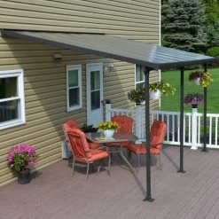 Toit De Terrasse 300x425cm En Aluminium Gris Et Polycarbonate 8mm FERIA - Canopia By Palram 11 Toit De Terrasse 300x425cm En Aluminium Gris Et Polycarbonate 8mm FERIA - Canopia By Palram -Boutique De Jardin toit de terrasse 300x425cm en aluminium gris et polycarbonate 8mm feria palram 3