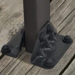 Toit De Terrasse 300x971cm En Aluminium Gris Et Polycarbonate 8mm FERIA - Canopia By Palram -Boutique De Jardin toit de terrasse 300x971cm en aluminium gris et polycarbonate 8mm feria palram 3