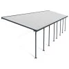 Toit De Terrasse 300x1092cm En Aluminium Gris Et Polycarbonate 8mm FERIA - Canopia By Palram