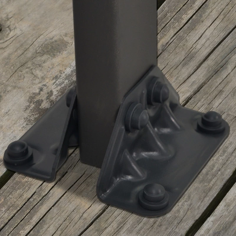 Toit De Terrasse 300x1092cm En Aluminium Gris Et Polycarbonate 8mm FERIA - Canopia By Palram 5 Toit De Terrasse 300x1092cm En Aluminium Gris Et Polycarbonate 8mm FERIA - Canopia By Palram – Image 3