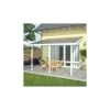 Toit De Terrasse 400x300cm En Alu Blanc Et Polycarbonate 8mm PATIO -Boutique De Jardin toit de terrasse 400x300cm en alu blanc et polycarbonate 8mm patio