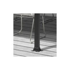 Toit De Terrasse 9,21m² Aluminium Anthracite Et Polycarbonate Habrita -Boutique De Jardin toit de terrasse 921m aluminium anthracite et polycarbonate habrita 2