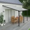 Toit De Terrasse En Aluminium Gris 3x4,25m Et PC 16mm Olympia - Palram - Canopia -Boutique De Jardin toit de terrasse en aluminium gris 3x425m et pc 16mm olympia palram