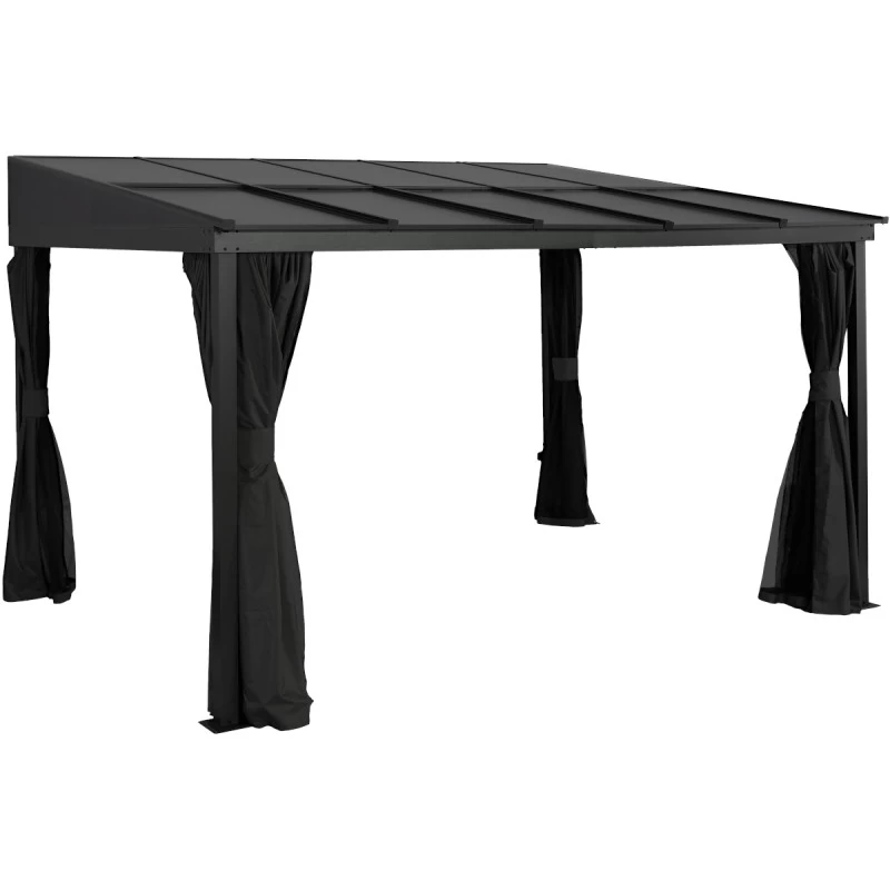 Tonnelle Adossée St. Barth 363x248cm En Aluminium Et Polycarbonate 8mm - SOJAG 4 Tonnelle Adossée St. Barth 363x248cm En Aluminium Et Polycarbonate 8mm - SOJAG – Image 2