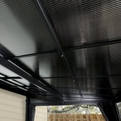 Tonnelle Adossée St. Barth 363x298cm En Aluminium Et Polycarbonate 8mm - SOJAG 10 Tonnelle Adossée St. Barth 363x298cm En Aluminium Et Polycarbonate 8mm - SOJAG -Boutique De Jardin tonnelle adossee st barth 363x298cm en aluminium et polycarbonate 8mm sojag 2