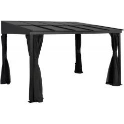 Tonnelle Adossée St. Barth 363x298cm En Aluminium Et Polycarbonate 8mm - SOJAG 11 Tonnelle Adossée St. Barth 363x298cm En Aluminium Et Polycarbonate 8mm - SOJAG -Boutique De Jardin tonnelle adossee st barth 363x298cm en aluminium et polycarbonate 8mm sojag 3