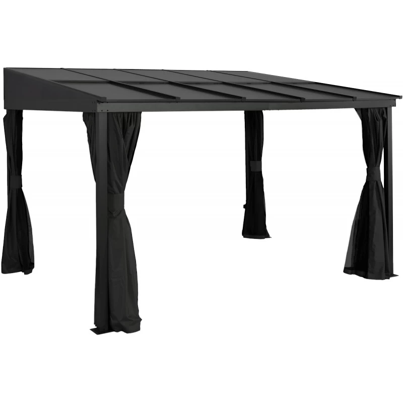 Tonnelle Adossée St. Barth 363x298cm En Aluminium Et Polycarbonate 8mm - SOJAG 6 Tonnelle Adossée St. Barth 363x298cm En Aluminium Et Polycarbonate 8mm - SOJAG – Image 4