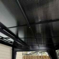 Tonnelle Adossée St. Barth 424x296cm En Aluminium Et Polycarbonate 8mm - SOJAG -Boutique De Jardin tonnelle adossee st barth 424x296cm en aluminium et polycarbonate 8mm sojag 2