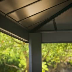 Tonnelle Dallas 6100 En Aluminium Et Polycarbonate Isolant Avec éclairage – Palram - Canopia 12 Tonnelle Dallas 6100 En Aluminium Et Polycarbonate Isolant Avec éclairage – Palram - Canopia -Boutique De Jardin tonnelle dallas 6100 en aluminium et polycarbonate isolant avec eclairage palram 4