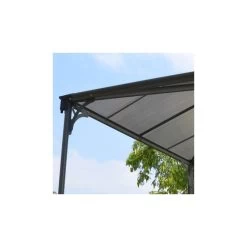 Tonnelle De Jardin 3x3m En Alu Gris Anthracite Et Polycarbonate -Boutique De Jardin tonnelle de jardin 3x3m en alu gris anthracite et polycarbonate 5