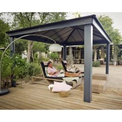 Tonnelle De Jardin En Alu Et Polycarbonate Dallas 4900 – Canopia -Boutique De Jardin tonnelle de jardin en alu et polycarbonate dallas 4900 canopia 5