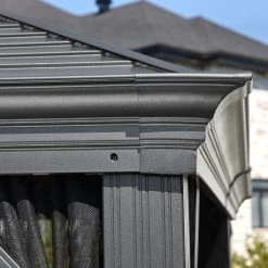 Tonnelle De Jardin Mykonos 299x364cm En Aluminium Thermolaqué – SOJAG -Boutique De Jardin tonnelle de jardin mykonos 299x364cm en aluminium thermolaque sojag 3