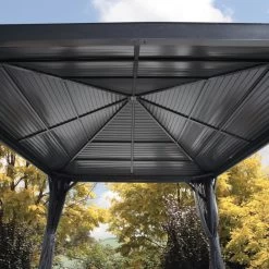 Tonnelle De Jardin South Beach 363x363cm En Aluminium Thermolaqué – SOJAG 9 Tonnelle De Jardin South Beach 363x363cm En Aluminium Thermolaqué – SOJAG -Boutique De Jardin tonnelle de jardin south beach 363x363cm en aluminium thermolaque sojag 2