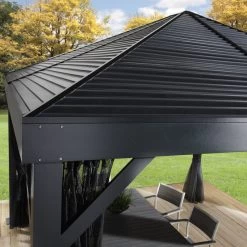 Tonnelle De Jardin South Beach 363x363cm En Aluminium Thermolaqué – SOJAG 10 Tonnelle De Jardin South Beach 363x363cm En Aluminium Thermolaqué – SOJAG -Boutique De Jardin tonnelle de jardin south beach 363x363cm en aluminium thermolaque sojag 3