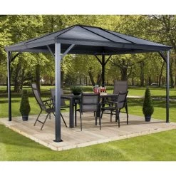 Tonnelle De Jardin Ventura 296x423cm En Aluminium Thermolaqué – SOJAG -Boutique De Jardin tonnelle de jardin ventura 296x423cm en aluminium thermolaque sojag 3