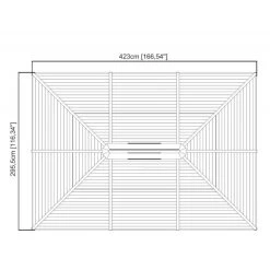 Tonnelle De Jardin Ventura 296x423cm En Aluminium Thermolaqué – SOJAG -Boutique De Jardin tonnelle de jardin ventura 296x423cm en aluminium thermolaque sojag 4