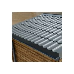 Tuiles Métalliques Anthracites - Pack Prêt à La Pose Pour Abri Gardy Shelter 16m²